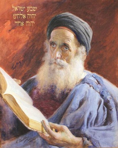 GASTON VUILIER (1847-1915)

Le rabbinAquarelle,...