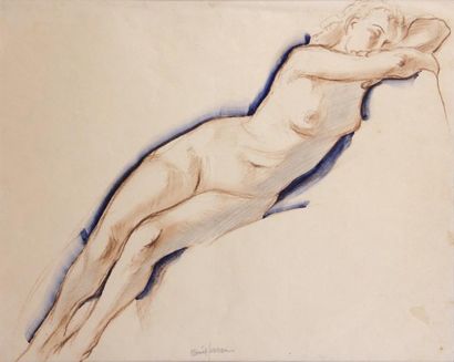 null CLEMENT-SERVEAU (1886-1972)

Le repos du modèleFusain, sanguine et aquarelle,...