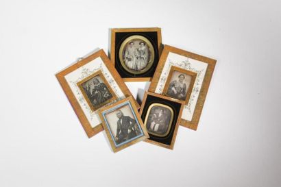 null Ensemble d'ambrotypes et ferrotypes (6)