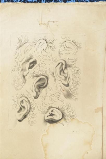 null EDMEE BOUCHARDON (1698 - 1862) D'APRESLivre de diverses Figures d' Académies...
