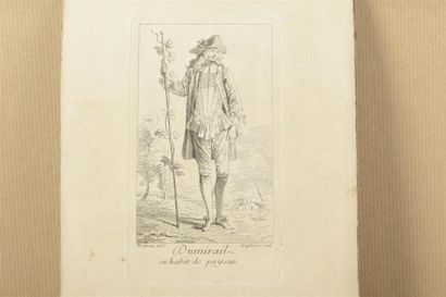 null JEAN LE PAUTRE(1618 1682)Fontaine, StatuesAvec : - 4 Costumes militaires, d'après...