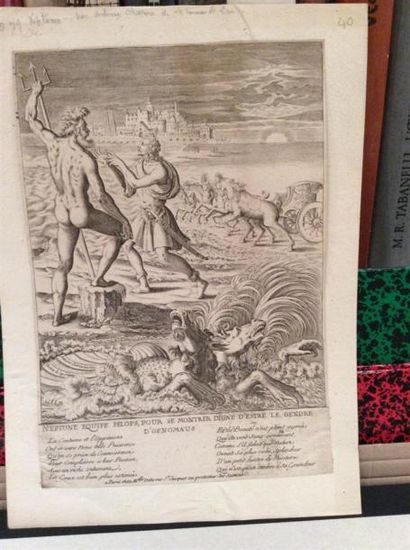 null THOMAS DE LEU (1555 - 1612)Série de six Scènes mythologiques d'après A. Caron,...