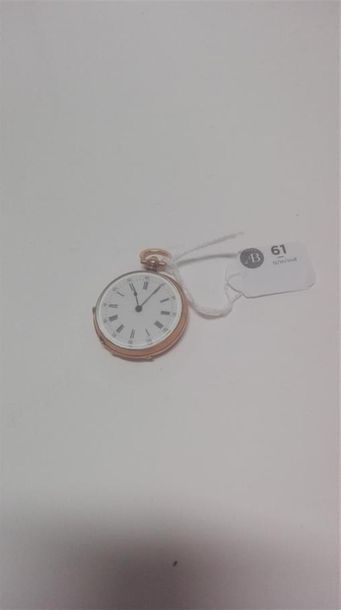 null Montre de col en or.
Poids brut : 26g.