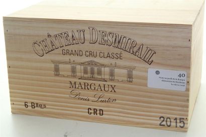 null 2015 - Ch. Desmirail	Gd Cru Classé Margaux	6 B/lles