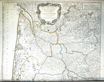 null FRANCE
- A/ BONNE (Rigobert) (50x36 cm) : Carte des gouvernements de Flandre...
