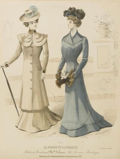 null MODE
Réunion de plus de 300 planches en couleurs de "La Mode Illustrée" (1861,...
