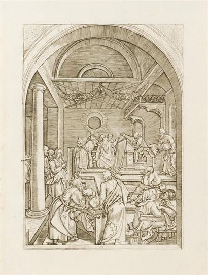 null DÜRER (Albrecht) - RAIMONDI (Marcantonio)
"La vie de la Vierge, d'après Albrecht...