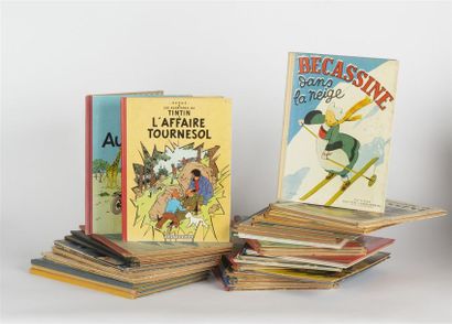 null BÉCASSINE - TINTIN - VARIA
Réunion d'ouvrages : Bécassine en apprentissage (1948)...