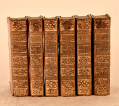 null MACHIAVEL (Nicolas)
OEuvres. La Haie, dépens de la compagnie, 1743.
6 volumes...