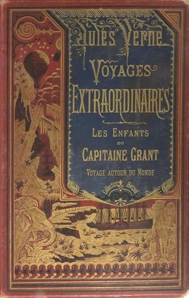 null VERNE (Jules)
Réunion de 3 ouvrages : - Les enfants du capitaine Grant. Cartonnage...
