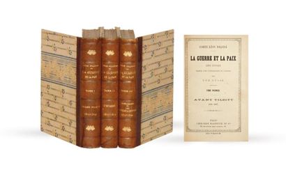 null TOLSTOI (Léon)
La Guerre et la Paix, roman historique. Paris, Hachette & Cie,...