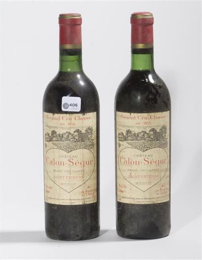 null 1966 - Château Calon Ségur
Grand Cru Classé Saint-Estèphe - rouge - 2 blles