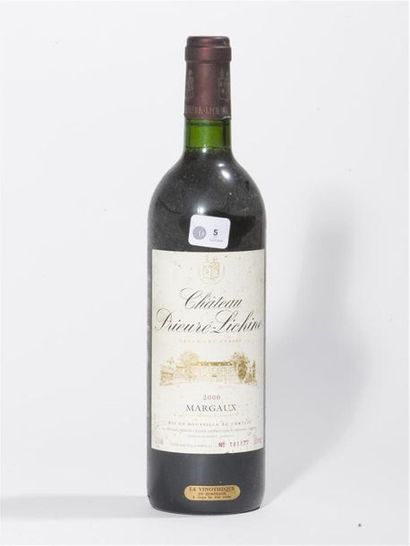 null 2000 - Château Prieure Lichine
Grand Cru Classé Margaux - rouge - 1 blle