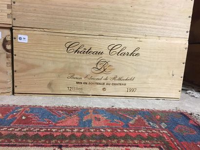 null 1997 - Château Clarke
Moulis - rouge - 12 blles