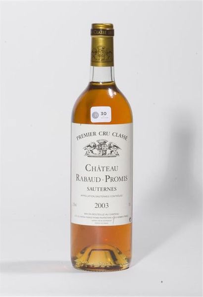 null 2003 - Château Rabaud Promis
Grand Cru Classé Sauternes - blanc - 1 blle