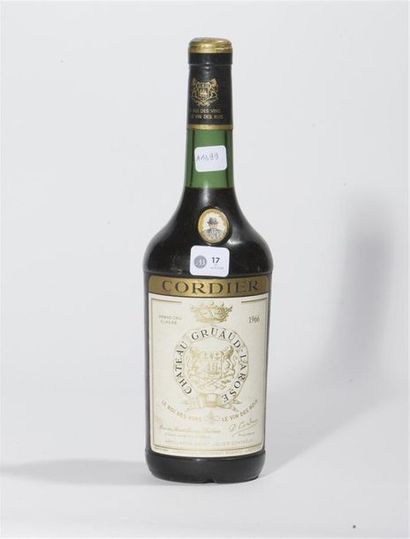 null 1966 - Château Gruaud Larose
Grand Cru Classé Saint-Julien - rouge - 1 blle