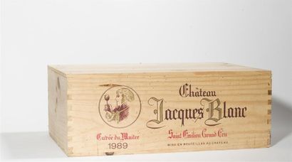 null 1989 - Château Jacques Blanc "Cuvée du Maitre"
Saint-Estèphe - rouge - 12 b...