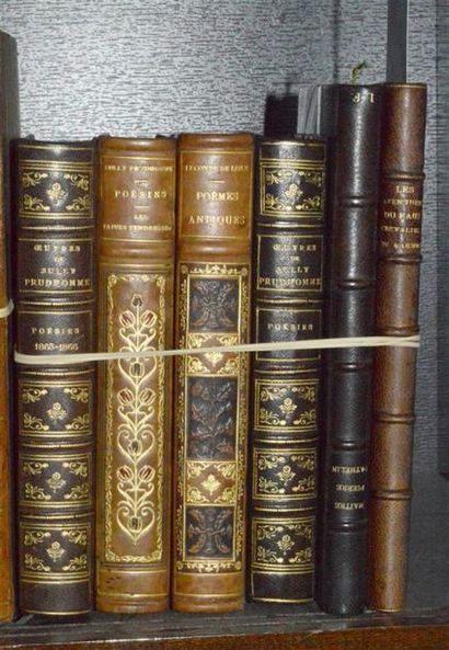 null LITTÉRATURE : Réunion d'ouvrages de la collection Lemerre (Sully Prudhomme (3...