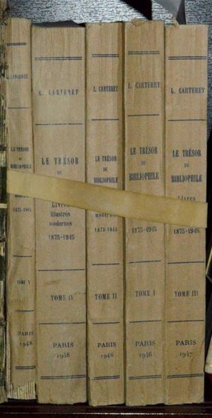 null CARTERET (Laurent) : Le trésor du bibliophile. Livres illustrés modernes 1875-1945....
