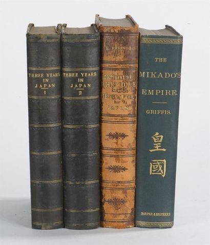 null JAPON : Réunion d'ouvrages : PAPINOT (Edmond) : Dictionnaire d'histoire et de...