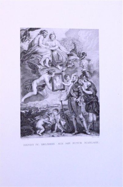 null RUBENS : Album de la galerie de Rubens dite du Luxembourg composé de vingt-cinq...