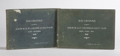 null GEISER (Jean) : Album de la 1ère colonne du Haut-Guir (Mars Avril Mai 1908)...