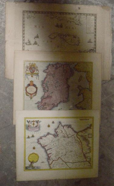 null Cartographie - Divers Europe : 1/ BLAEU : Hibernia regnum vulgo Ireland. En...