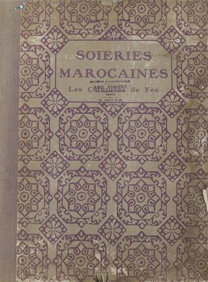 null VOGEL (Lucien) : Soieries marocaines Les ceintures de Fès. Paris, Librairie...