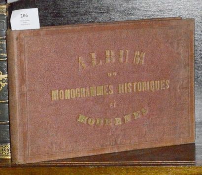 null MONOGRAMMES : LALLIER (Justin H.) : Album des monogrammes historiques et modernes....