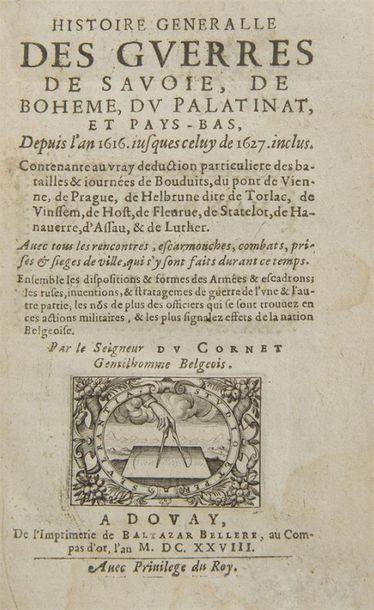 null Du CORNET (Louis de Haynin)
Histoire géneralle des guerres de Savoie, de Bohème,...