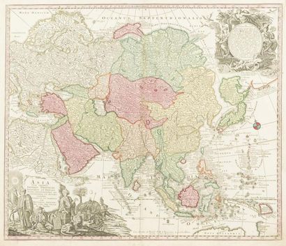 null Continents (Afrique - Europe - Asie)
SEUTTER (Matthaus)
Réunion de 3 cartes...