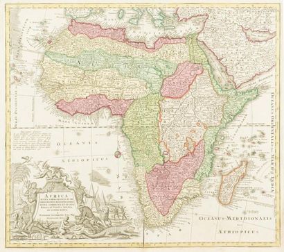 null Continents (Afrique - Europe - Asie)
SEUTTER (Matthaus)
Réunion de 3 cartes...