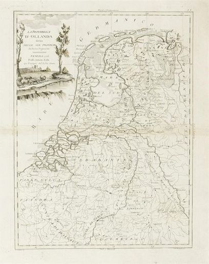 null Pays-Bas - Belgique - Netherlands - Belgium - L'ISLE (Guillaume de) - DUNN (Samuel)...