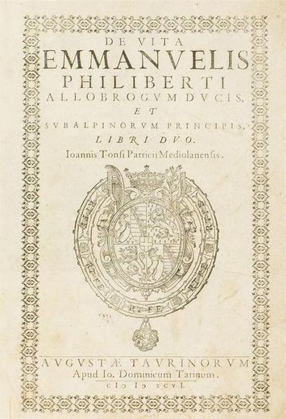 null TONSI (Jean)
De Vita Emmanuelis Philiberti Allobrogum ducis, et subalpinorum...