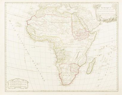 null Afrique - Africa - L'ISLE (Guillaume, de) - BUACHE (Philippe) : Carte d'Afrique...