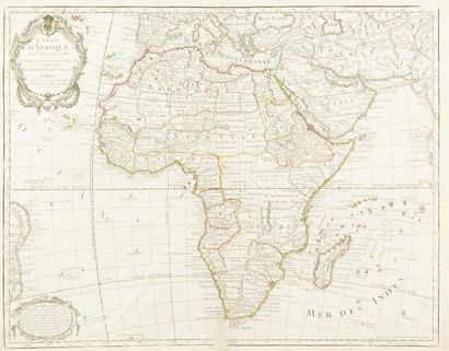 null Afrique - Africa - L'ISLE (Guillaume, de) - BUACHE (Philippe) : Carte d'Afrique...