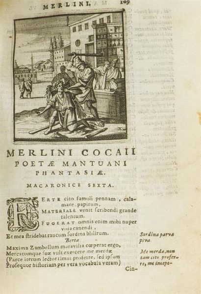 null FOLENGO (Teofilo)
Opus Merlini Cocaii poetae Mantuani macaronicorum. Amstelodami,...