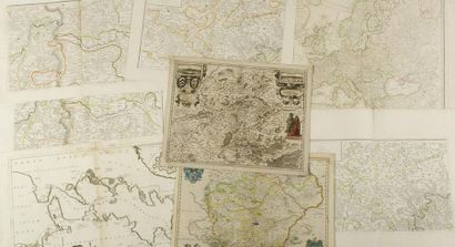 null LOT ALLEMAGNE
Réunion de cartes XVIIe et XVIIIe siècle : - 1/ JANSSON (Jan)...