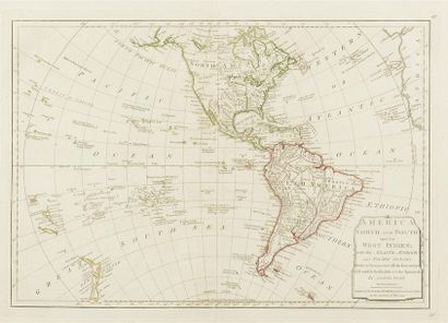 null 8 cartes - DUNN (Samuel) : Réunion de 8 cartes dont Mappemonde, Continents et...
