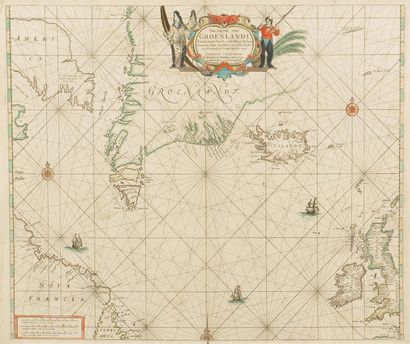 null DONCKER (Henrdrick) : Réunion de 12 cartes marines extraites de "De Zee-Atlas...