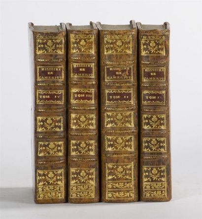 null ROBERTSON (William)
L'histoire de l'Amérique. Paris, Panckoucke, 1778.
4 volumes...
