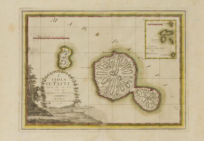 null CASSINI (Giovanni Maria) : L'Isola O-Taiti scoperta dal Cap. Cook con le Marchesi...