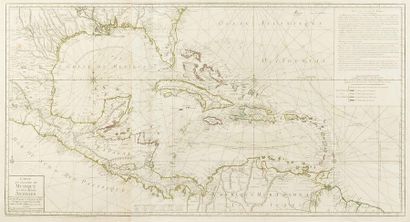 null Amérique - America - BUACHE (Philippe) : Carte du Golphe du Mexique et des isles...