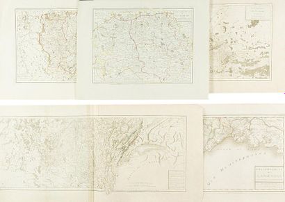 null France
TARDIEU (Ambroise)
Réunion de 11 cartes de régions de France gravées...