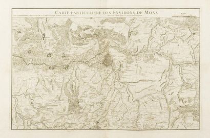 null Belgique - Mons - Namur - JAILLOT (Bernard) : Réunion de cartes (Paris, 1746)...