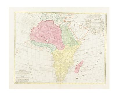 null Afrique - Africa
LOTTER (Tobias Conrad)
Africa concinnata secundum observationes....