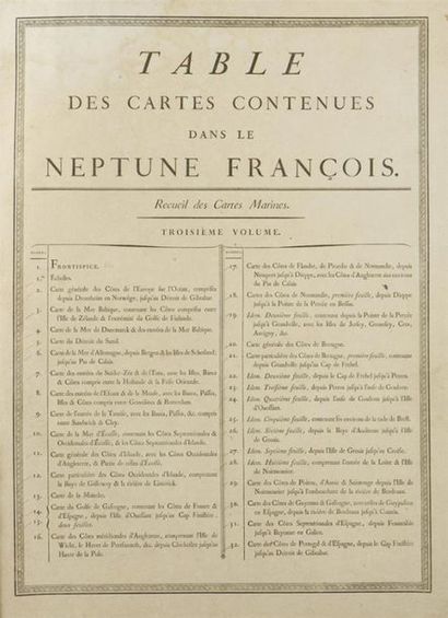null Atlas - Neptune François
BELLIN (Jacques Nicolas)
Le Neptune François ou recueil...