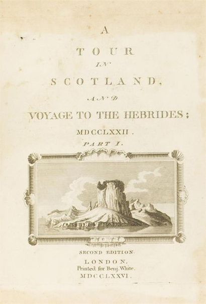 null PENNANT (Thomas)
A tour in Scotland and Voyage to the Hebrides : 1772. London,...