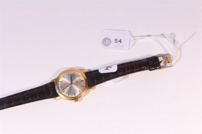 null Omega, montre bracelet de dame, boîtier rond en or jaune 750 millièmes (diamètre...