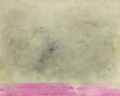null Compard "Composition" Acrylique sur toile, signée en bas à droite 1960. Dimensions...